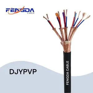 Fengda DJYPVP High Shielding Flame Retardant 300/500V Copper Core Computer Cable PVC Stranded Direct Manufacturer for Automation