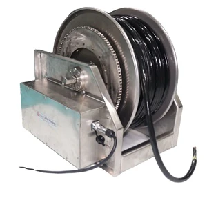 Inspection Auto Power Rov Tether Cable Reel for Water Marine Application.