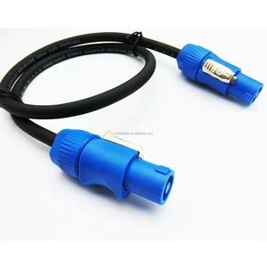 Manufacturer OFC 2 Core 1.5mm Audio Loudspeaker Cable Wire Stage Speaker Speakon Cable 4 Pin Speakon to Speakon Male Plug