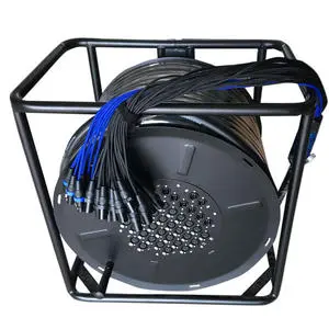 ST High Quality 16 /24 / 32 / 40 Channel Stage Serpentine Cable Reel Audio Cableuse for Power Wheel Power Distribution Stage