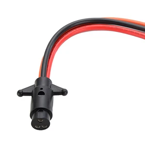 Custom 12-24V Trailer Wiring Harness for Car Camper Trailers New 8Awg Plastic Parts 3-Pole Trolling Motor