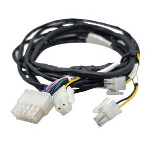 Customized 5.08mm Electronic PVC/Nylon/PBT Terminal Block Connector IP66 Computer Use 2-pin Screw Wire Harness Cable Assembly