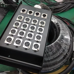 Factory Custom 20-Channel PVC Jacket Stage Cannon Audio Wiring Cable Box Signal Snake Cable