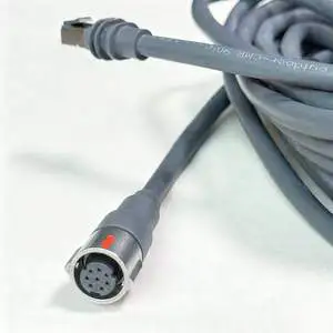 IP67 Waterproof M12 8Pin X-Code to RJ45 Ethernet Cable for Industrial Camera
