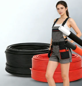 Pure Copper Solar Cable 6mm2 4mm2 Single Core PV Cable Tinned Copper Wire for Solar Power System