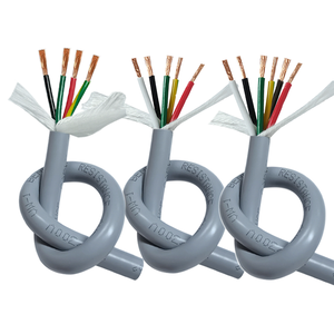 Factory Supply TRVV 4 Cores Special PVC Drag Chain Cable for Robot Ai Electronics CNC Cable