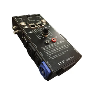 Professional Audio Multifunctional Cable Tester For Stage Lights And Audio Equipments Powercon Speakon XLR USB RCA