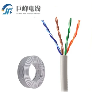 Factory Supply UL2835 24AWG CAT5E UTP Ethernet Cable 100MHz Gigabit Data Cable PVC Jacket Indoor Network Wiring