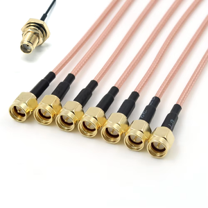 RG316 RG174 SMA Pigtail Jumper RF Coaxial Cable Assembly With Copper Solid Conductor IATF 16949