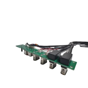 Factory PC Easy Installation Motherboard Cable USB3.0 USB2.0 +LED+Power Switch+HD Audio I/O Cable Mount Front Panel Cable