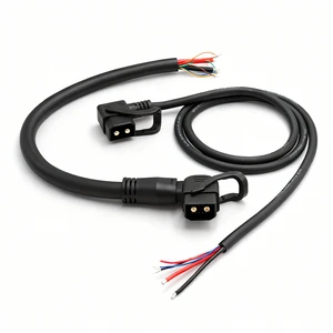 High Current New Energy Electric Vehicle Motorcycle 2+6 Charging Plug Connector PVC Power Cable