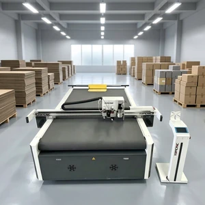 Digital Sample CNC Cutting Machine Plotter With Auto Feeding Table for Fast Food Box Die Digital Flatbed CNC Cutter Plotter