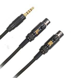 High Quality 1.5m Dual XLR to 3.5MM Audio Cable with Braided Metal Case for Gaming Studios Stage & Conferences