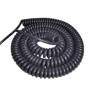 Hot Selling 6*2.5mm2 Flexible Spiral Cable Spring Coiled Power Cable