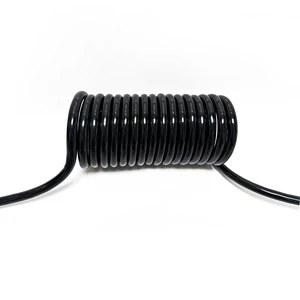 Factory Hot Sale Cable Reel Spring Coiled Power Cord Coiled Electrical Cable Spiral