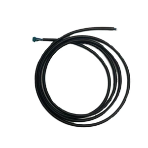 2-Pin Connector Sensor Cable, Industrial Equipment Wiring Harness Custom Black Flexible Electrical Cable for Automation Devices