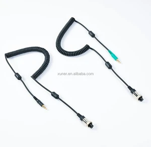 TRRS to GX-16 4F, GX-16 7F Spiral Cable