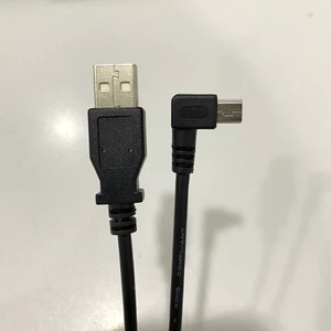 High-Speed USB 2.0 Type-A to Mini-B 90-Degree Elbow PVC Charging Cable for Computer Camera Phones (3.5M)
