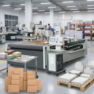 Digital Box Cutter Custom Corrugated Cardboard Hot Stamping Cardboard Vibrating Oscillating Knife Cutting Machines With Ce