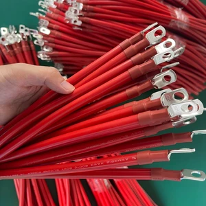Battery Connection Cable UL Standard 2AWG 4AWG 6AWG 8AWG 10AWG Silicone Wire High Temperature High Voltage New Energy Cable