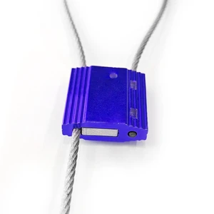 HS-CS 3002 One-Time Use Injection Mould Pull Tight Security Seal Trailer Trucks Cable Seal Aluminum Alloy Cable Seals