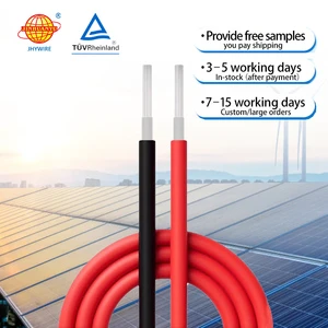 Solar Cable Certification Battery Flexible Photovoltaic Cable Tinned Copper Conductor XLPE PV1-F/H1Z2Z2-K 0.6kV Speaker Wire