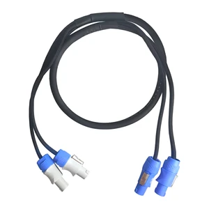 PVC Jacket Twisted Pair Xlr Plug Speakon Cable Audio & Video LED Power Cable for Stage Light Beam Lamp Speaker Instrument