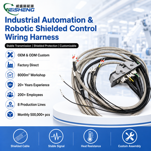 Custom Industrial Automation Cable Assembly Robotics Shielded Control Harness OEM