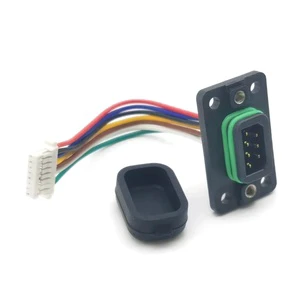 YZTECH Servo Motor RGB Power Connector Encoder Nylon Solder-Type Male Socket 7P Model 6353-7P