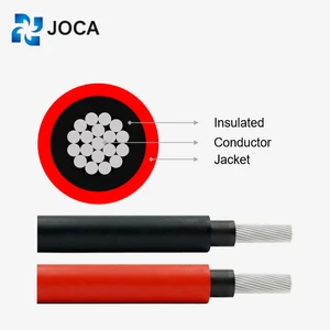 Anti-Mouse DC PV Cables H1Z2Z2-K Solar Cable 4mm UV Resistant for Outdoor PV Systems