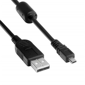 UC-E6 USB Mini-B Universal Digital Camera Data Transfer Cord 8 Pin Camera USB Power Charger Cable for Nikon Sony Olympus Pentaxi