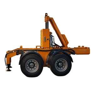 Stainless Steel Fiber Optic Cable Drum Trailer Full Hydraulic Reel 4 TONS Winch Power Construction Professional CP FHCDT4 Turkey