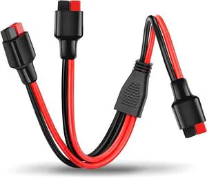 12AWG Solar Panel Charging Extension Y Splitter Cord Wire Cable for Solar Generator Power Station