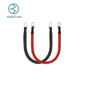 Andufuse Wiring Harness Kit Tinned Copper Lugs Battery Cable for Winch ATV UTV Truck Motorcycle 8AWG