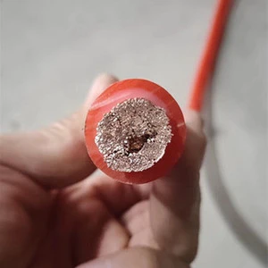 Flexible Tinned Copper Copper Conductor Silicone Cable/rubber Cable UL3375/battery Cable