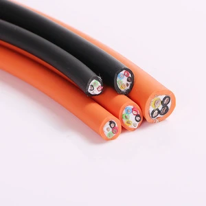Highly Flexible Round Power Cables 0.5/0.75/1.0/2.5 Automated Mobile Drag Chain Wiring Supply Industrial Grade PVC Copper