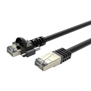 Industrial Camera Network Cable Gigabit Ethernet RJ45 with Locking High Flexible Drag Chain