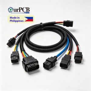 Professional Industrial Automation Wire Harness Assembly Custom Sensor Control Cable Harness for Robotic Systems Factory Wiring