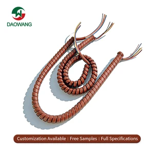 Wholesale OEM ODM Tinned Copper PVC Insulated 300V Spiral Cable NEV EV Flexible Tensile Resistant High Temperature Resistant
