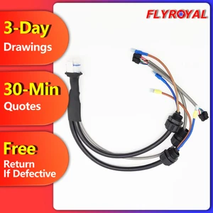 Waterproof 9P Vehicle Trailer Wiring Harness Stranded Conductor with PVC Insulation Rated Voltage 600V Wire Harness Cable
