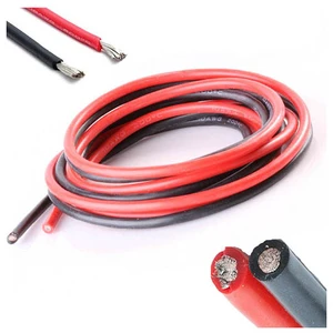 Rubber Headphone Cable Tidy 600V Silicone Flexible Insulated Spiral Heating Electric Tinned Copper