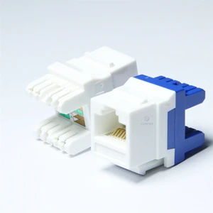 Dual Idc Shielded Cable Cat5e Keystine Jack-i/o Module Rj4 Jack Cat6 Amp Commscope