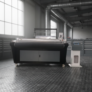 CE CNC Oscillating Knife Cloth Cutting Machines With Ccd Camera Vibration Knife for Cloth Fabric