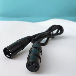 DMX512 3 Pin XLR Male Female Cable Stage Lighting Professional Signal Cable for Par Light Moving Head Mixer Microphone Amplifier