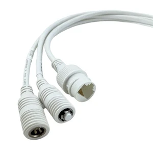 OEM ODM Wire Harness Industrial Waterproof IP67 PVC/PBT/PTFE Custom M12 D-code 4 Pin RJ45 Connector Cable for Automation