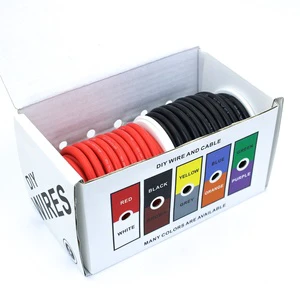 AGCR 16AWG 252/0.08Ts 3mm Stranded Heating 600V Smart Soft Silicone Battery Cable Electronic Repair Home Lighting Copper Wire