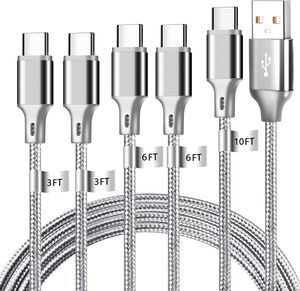 Wholesale 1m 2A 3A Fast Charging USB 2.0 Type-C Usb c Data Cable Nylon Woven PVC Jacket Pure Copper Conductor Camera Data Cable