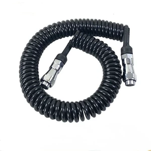 Spiral Automobile Cords for Electric Extension Cable Trailer Truck Car Light Coiled Electrical Cable