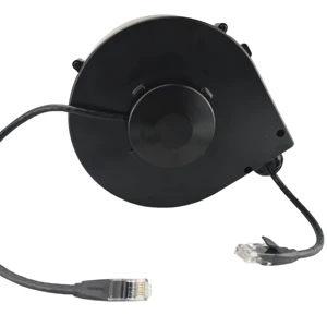 DYH-1703 cat 6 Retractable Cable Spring Loaded Retractable Ethernet Cable Reel RJ45 Connector 7.5M Extendable Cord Auto