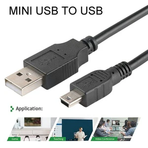 Xput USB2.0 a Male to 5Pin Mini B Cable High Speed Data Transfer Cord for Digital Camera Camcorder